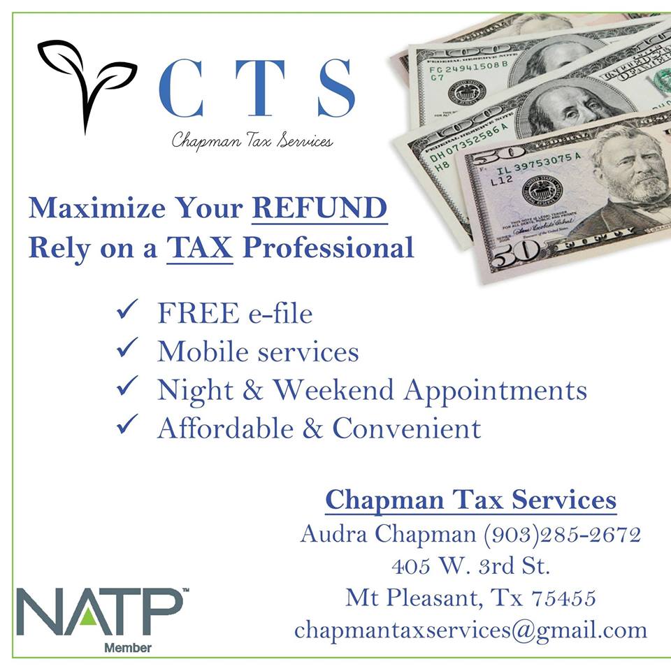 Chapman Tax Services Tax Preparer Tax Professionals